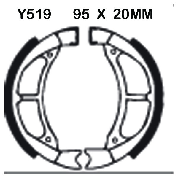 EBC EBC Brake Shoes Y519